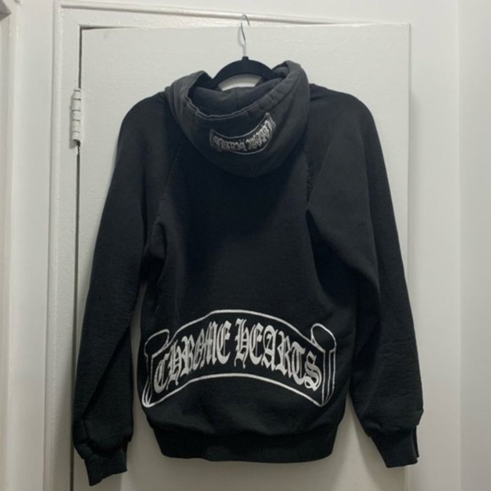 Chrome Hearts Scroll Graphic Logo Hoodie